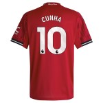 Günstige Fußballtrikots Manchester United Cunha 10 Heimtrikot 2025-26 Kurzarm Günstige Fußballtrikots Manchester United Cunha 10 Heimtrikot 2025-26 Kurzarm